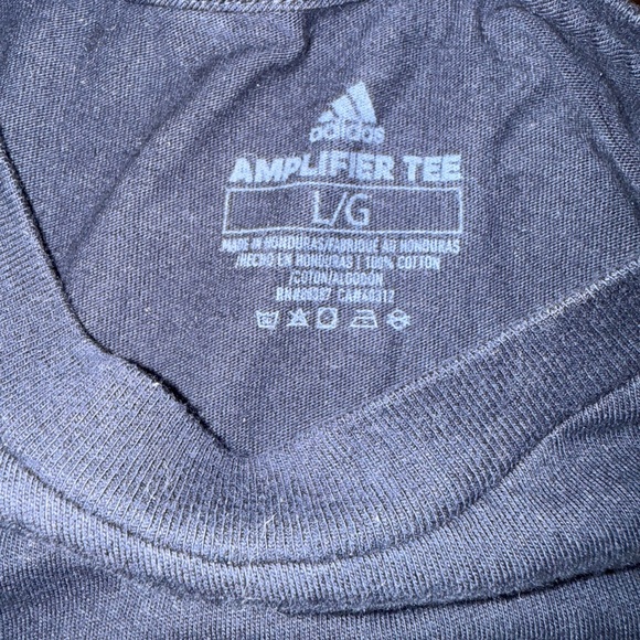 Adidas Men's Dark Blue Long Sleeve Tee - Picture 2 of 3